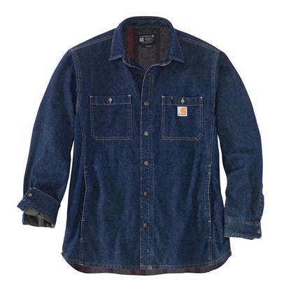Carhartt Denim Fleece Lined Shirt Glacier - Carhartt product image