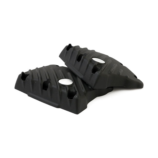 EMD, Twin Cam Snatch Rocker Cover Set. Black