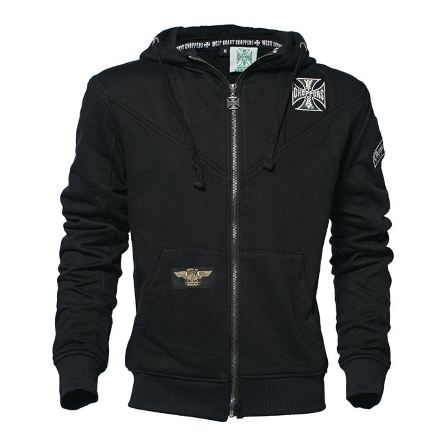 WCC OG Classic Panel Zip Hoodie Black
