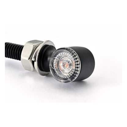 Daytona, D-Light Sol2 Mini Turn Signals. Clear Lens