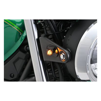 Daytona, D-Light Sol2 Mini Turn Signals. Clear Lens