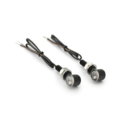 Daytona, D-Light Sol2 Mini Turn Signals. Clear Lens