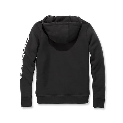 Carhartt Logo Sleeve Female Hoodie Black - Carhartt product image 2