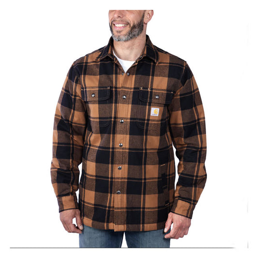 Carhartt Flannel Sherpa-Lined Shirt Carhartt Brown - Carhartt product image 2