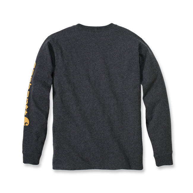 Carhartt Sleeve Logo Long Sleeve Carbon Heather - Carhartt product image 2