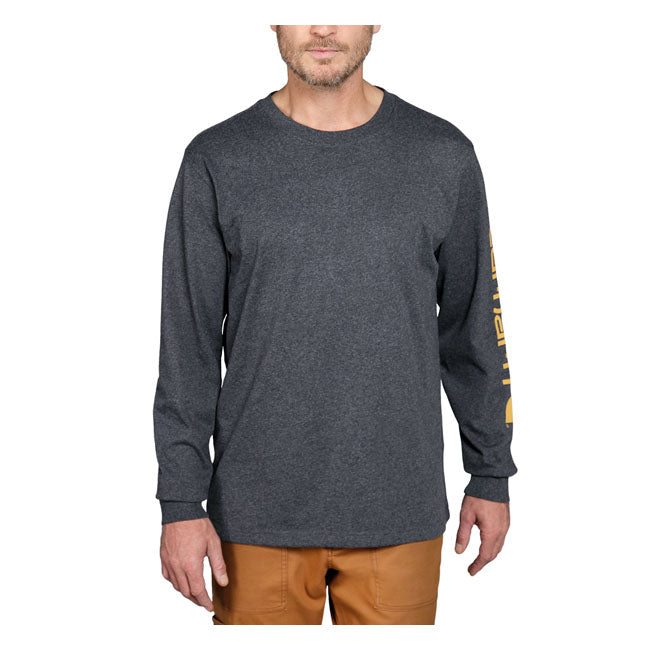 Carhartt Sleeve Logo Long Sleeve Carbon Heather - Carhartt product image 3