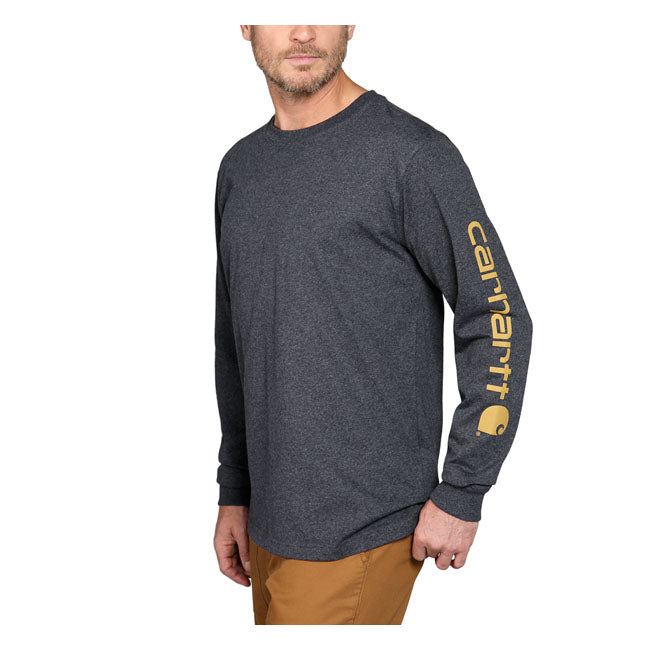 Carhartt Sleeve Logo Long Sleeve Carbon Heather - Carhartt product image 5
