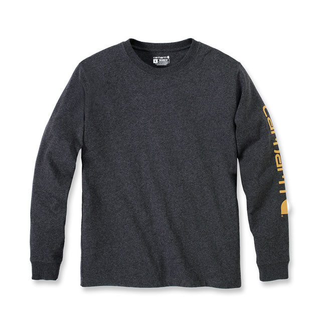 Carhartt Sleeve Logo Long Sleeve Carbon Heather - Carhartt product image