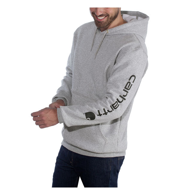 Carhartt Sleeve Logo Hoodie Gray/Black - Carhartt product image 5