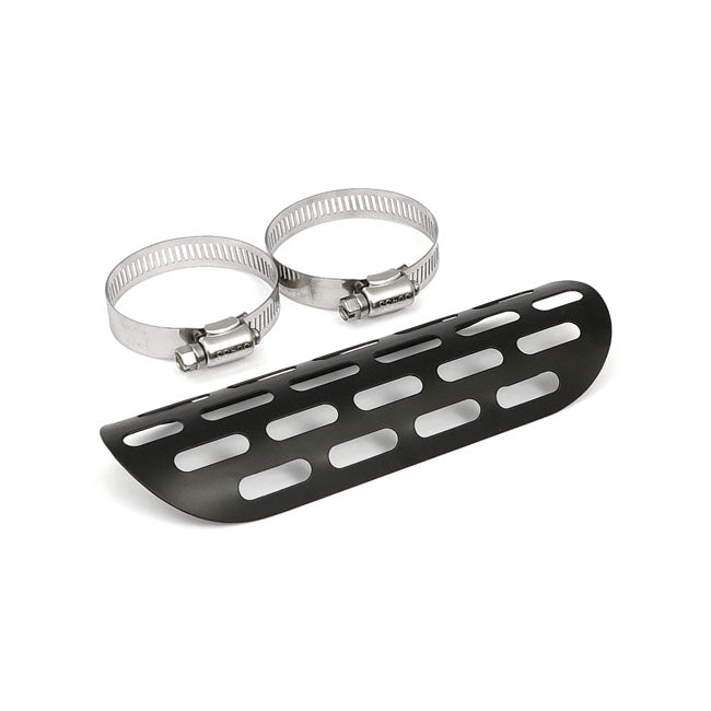 Universal Slotted Heat Shield 9" Long Black