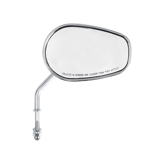 Riptide Tapered Mirror Set, Short Stem. Chrome