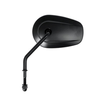 Riptide Tapered Mirror Set, Short Stem. Black