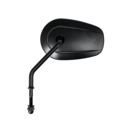 Riptide Tapered Mirror Set, Short Stem. Black