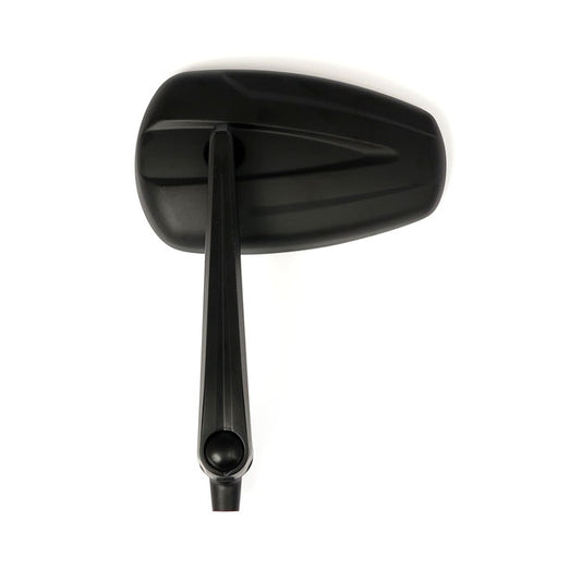 Slipstream Mirror Set. Straight Stem, Black