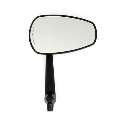 Slipstream Mirror Set. Straight Stem, Black