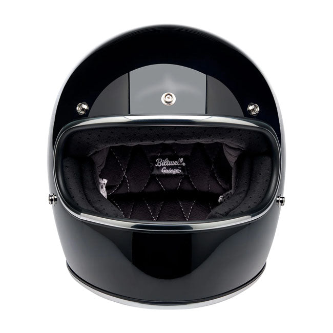 Biltwell Gringo Helmet - Gloss Black - Helmets Full Face at Pedro’s Parts