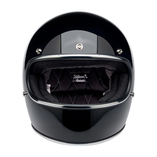 Biltwell Gringo Helmet - Gloss Black - Helmets Full Face at Pedro’s Parts