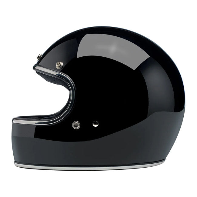 Biltwell Gringo Helmet - Gloss Black - Helmets Full Face at Pedro’s Parts