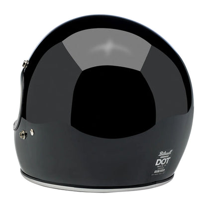 Biltwell Gringo Helmet - Gloss Black - Helmets Full Face at Pedro’s Parts