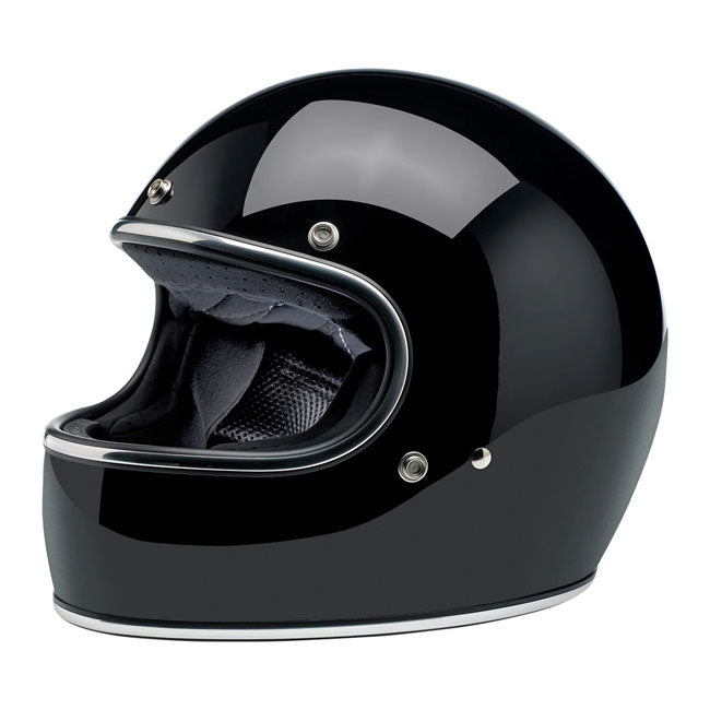 Biltwell Gringo Helmet - Gloss Black - Helmets Full Face at Pedro’s Parts