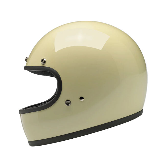 Biltwell Gringo Helmet gloss vintage White - Helmets Full Face at Pedro’s Parts