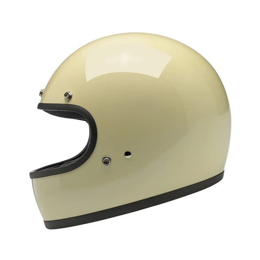 Biltwell Gringo Helmet gloss vintage White - Helmets Full Face at Pedro’s Parts