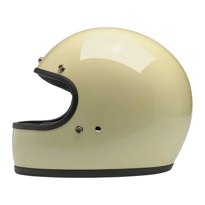 Biltwell Gringo Helmet gloss vintage White - Helmets Full Face at Pedro’s Parts