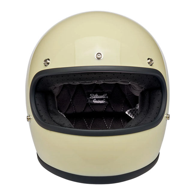 Biltwell Gringo Helmet gloss vintage White - Helmets Full Face at Pedro’s Parts