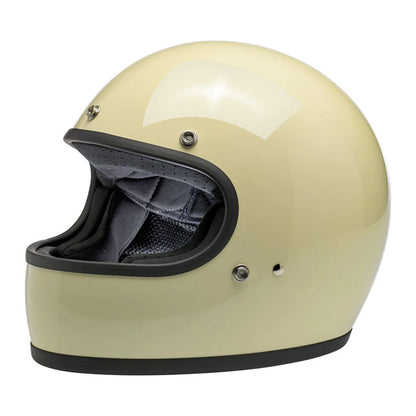 Biltwell Gringo Helmet gloss vintage White - Helmets Full Face at Pedro’s Parts