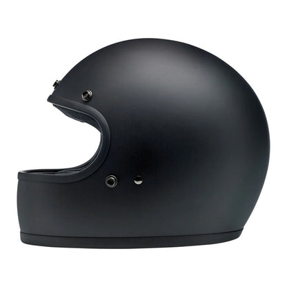 Biltwell Gringo Helmet - Flat Black - Helmets Full Face at Pedro’s Parts