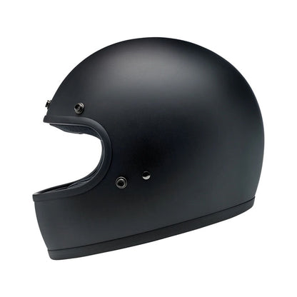 Biltwell Gringo Helmet - Flat Black - Helmets Full Face at Pedro’s Parts