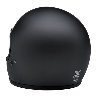 Biltwell Gringo Helmet - Flat Black - Helmets Full Face at Pedro’s Parts