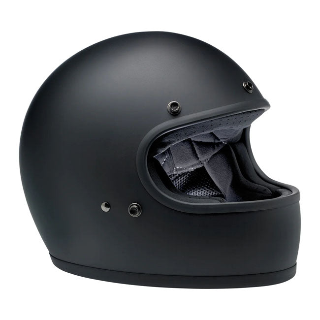 Biltwell Gringo Helmet - Flat Black - Helmets Full Face at Pedro’s Parts