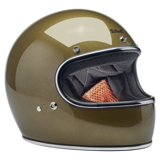 Biltwell Gringo helmet ugly gold metallic - XS