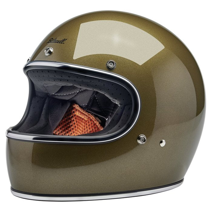 Biltwell Gringo helmet ugly gold metallic - XS