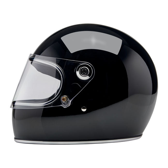 Biltwell Gringo S Helmet - Gloss Black - Helmets Full Face at Pedro’s Parts