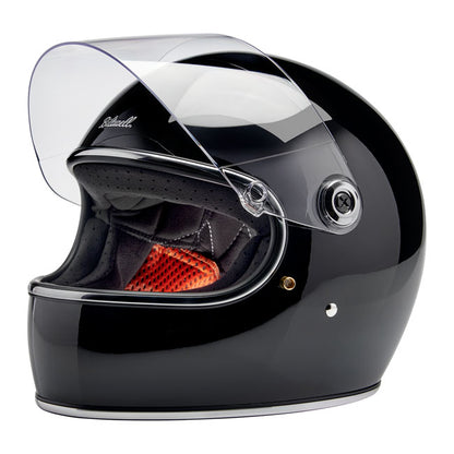 Biltwell Gringo S Helmet - Gloss Black - Helmets Full Face at Pedro’s Parts
