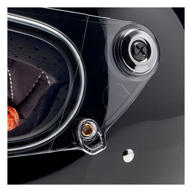 Biltwell Gringo S Helmet - Gloss Black - Helmets Full Face at Pedro’s Parts
