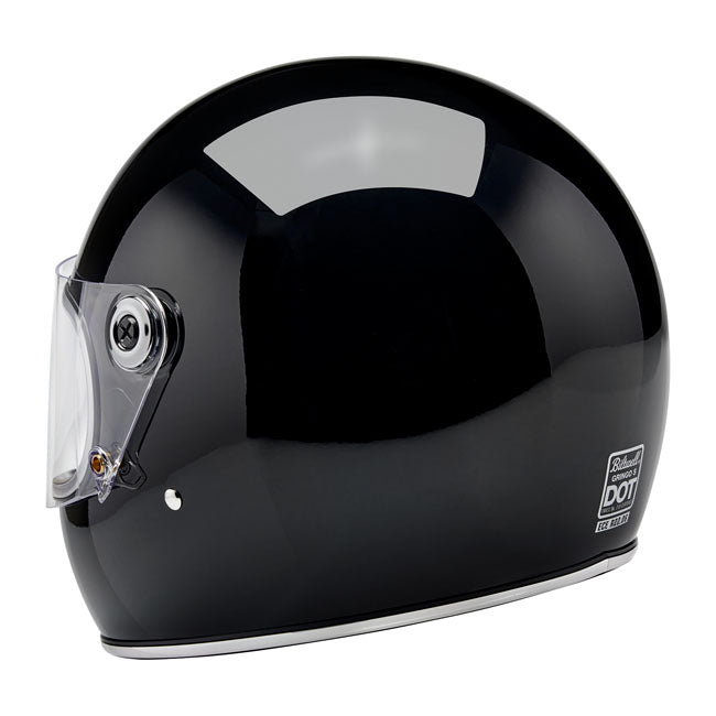 Biltwell Gringo S Helmet - Gloss Black - Helmets Full Face at Pedro’s Parts