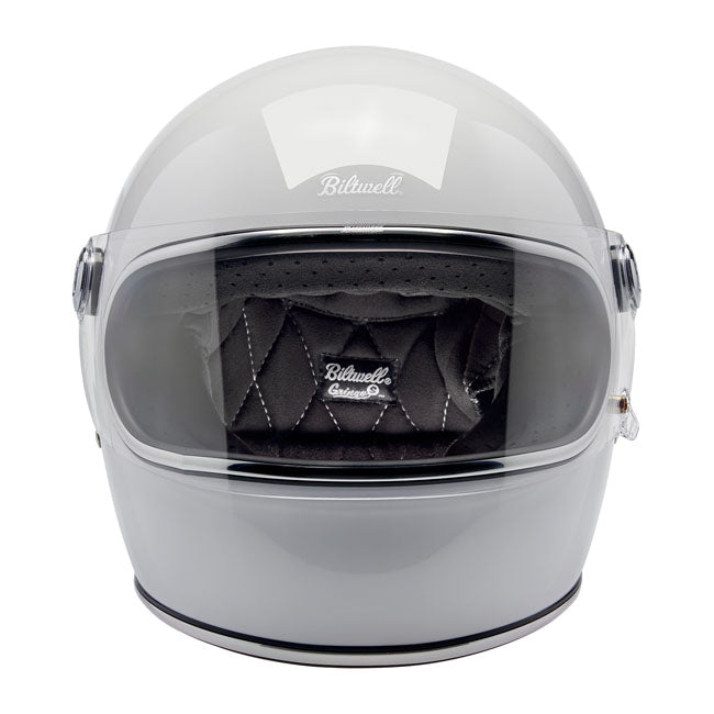 Biltwell Gringo S Helmet - Gloss White - Helmets Full Face at Pedro’s Parts