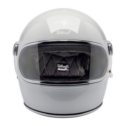Biltwell Gringo S Helmet - Gloss White - Helmets Full Face at Pedro’s Parts
