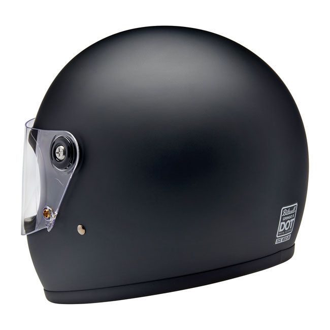 Biltwell Gringo S Helmet - Flat Black - Helmets Full Face at Pedro’s Parts