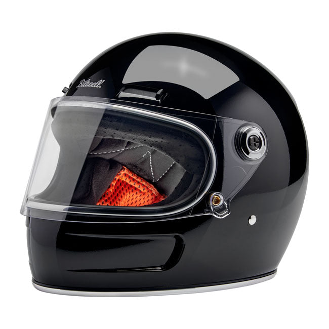 Biltwell Gringo SV Helmet - Gloss Black - Helmets Full Face at Pedro’s Parts
