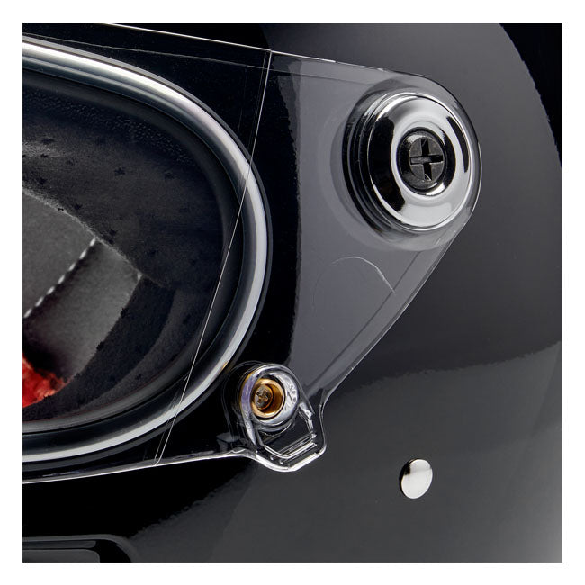 Biltwell Gringo SV Helmet - Gloss Black - Helmets Full Face at Pedro’s Parts