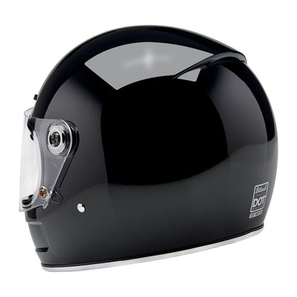 Biltwell Gringo SV Helmet - Gloss Black - Helmets Full Face at Pedro’s Parts