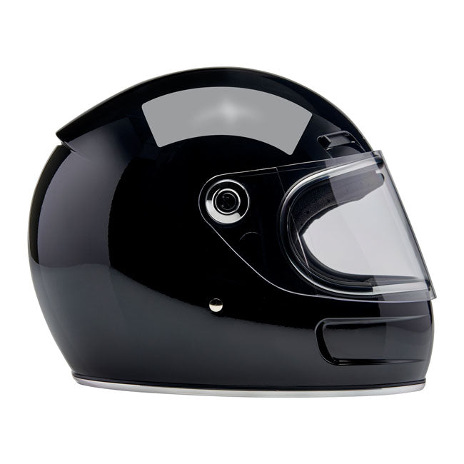 Biltwell Gringo SV Helmet - Gloss Black - Helmets Full Face at Pedro’s Parts