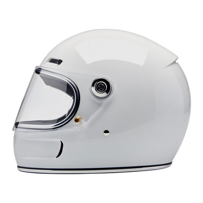 Biltwell Gringo SV Helmet - Gloss White - Helmets Full Face at Pedro’s Parts