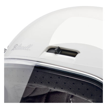 Biltwell Gringo SV Helmet - Gloss White - Helmets Full Face at Pedro’s Parts