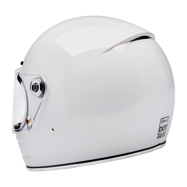 Biltwell Gringo SV Helmet - Gloss White - Helmets Full Face at Pedro’s Parts