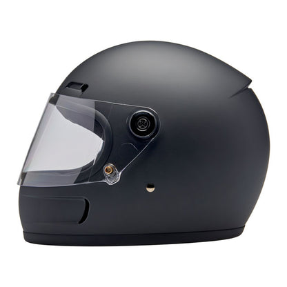 Biltwell Gringo SV Helmet - Flat Black - Helmets Full Face at Pedro’s Parts